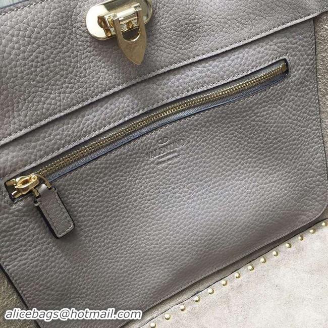 Good Quality VALENTINO Rockstud large tote 0973 grey