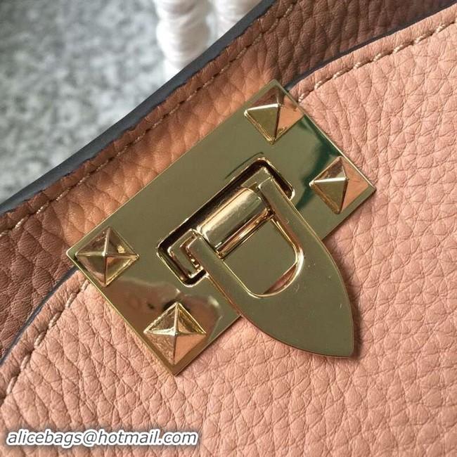 Promotional VALENTINO Rockstud medium tote 0972 pink