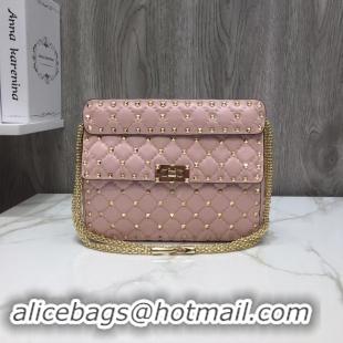 Classic VALENTINO Quilted leather shoulder bag 45276 pink