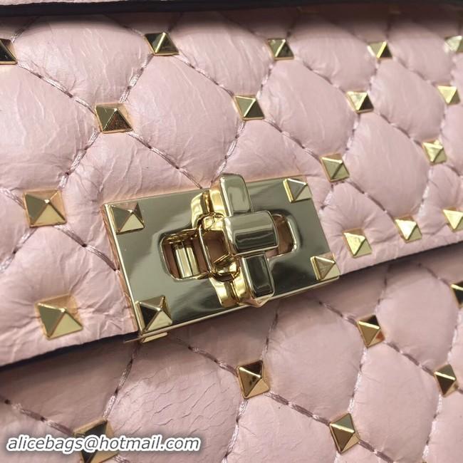 Classic VALENTINO Quilted leather shoulder bag 45276 pink