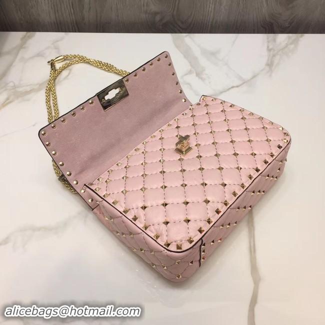 Classic VALENTINO Quilted leather shoulder bag 45276 pink