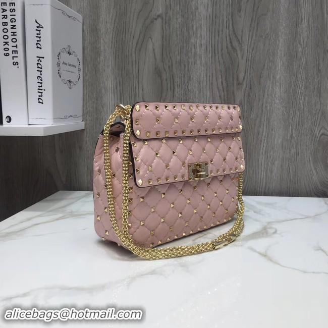 Classic VALENTINO Quilted leather shoulder bag 45276 pink