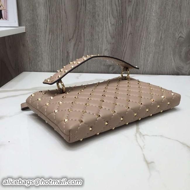 Top Quality VALENTINO leather clutch 0125 apricot