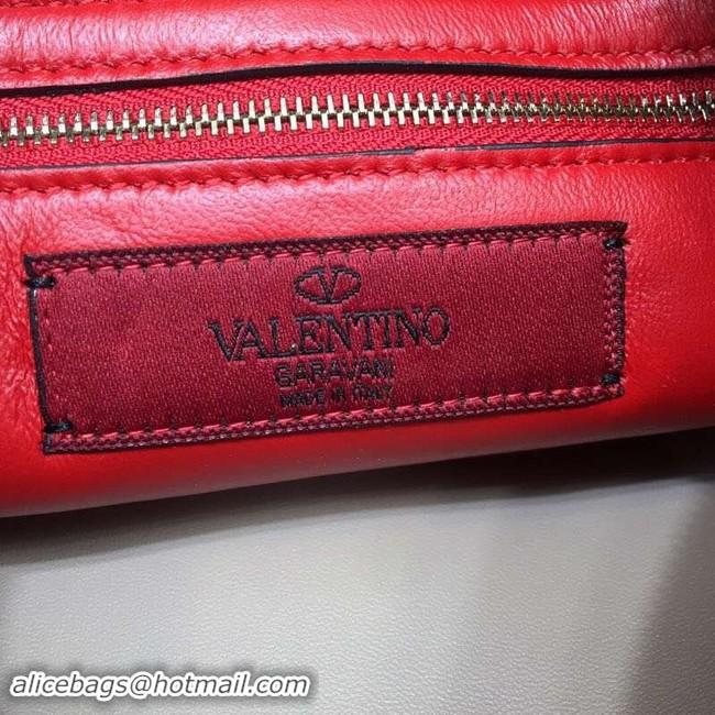 Top Quality VALENTINO leather clutch 0125 apricot