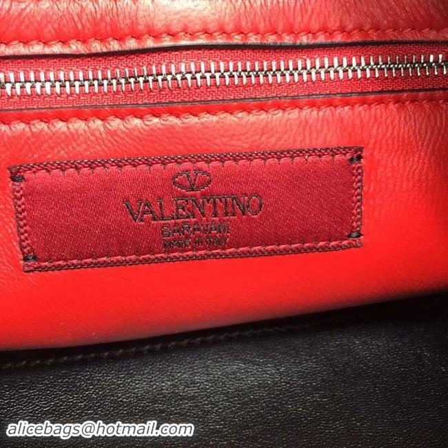 Luxury VALENTINO leather clutch 0125 silver