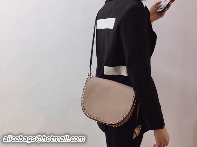 Good Looking VALENTINO leather shoulder bag 0781 apricot