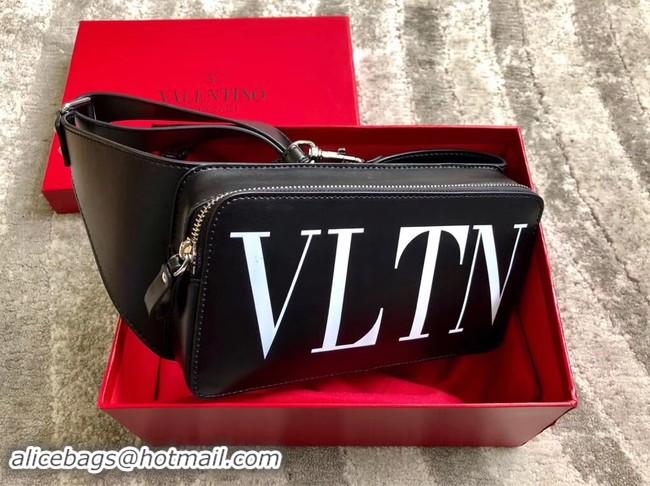 Low Cost VALENTINO leather belt bag 0056 black