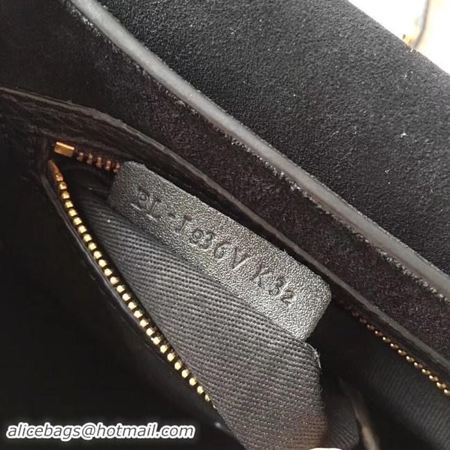 Most Popular VALENTINO Rockstud leather messenger bag 50055 black