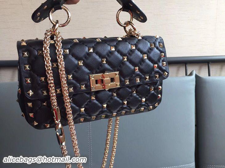 Fashion VALENTINO leather bag 0051 black