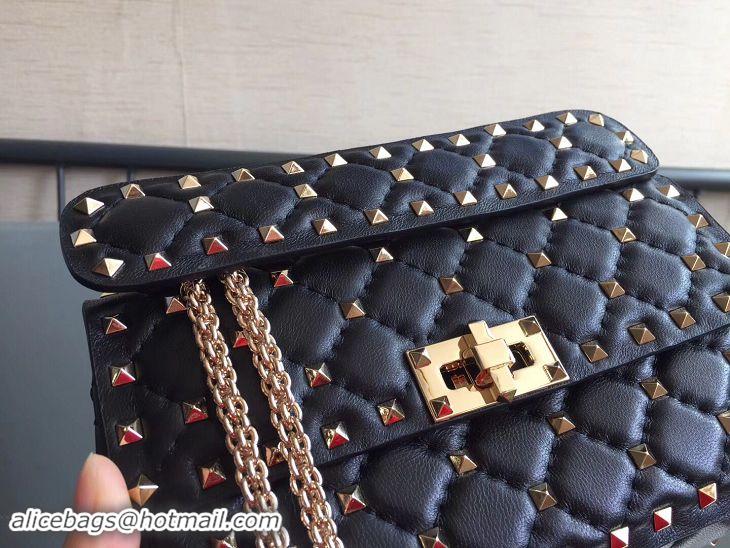 Fashion VALENTINO leather bag 0051 black