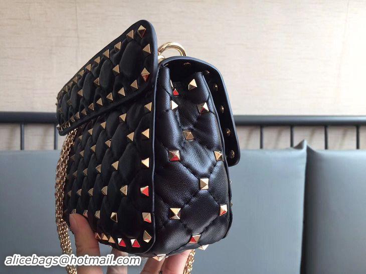 Fashion VALENTINO leather bag 0051 black