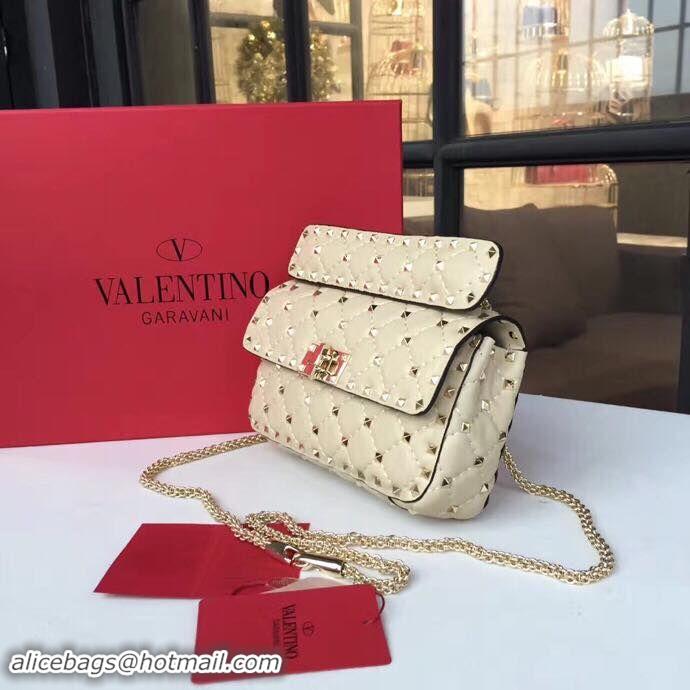 Classic Hot VALENTINO leather bag 0051 White