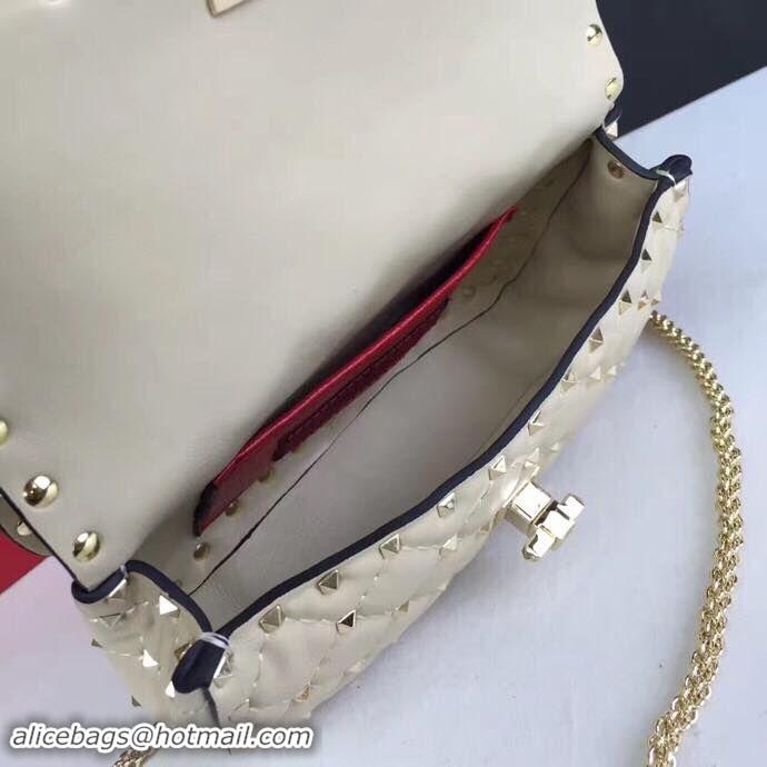 Classic Hot VALENTINO leather bag 0051 White