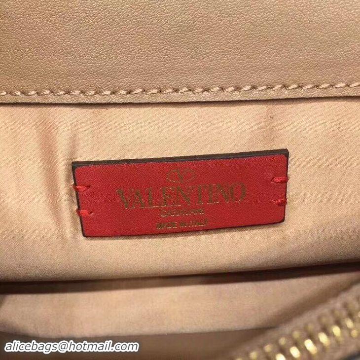 Stylish VALENTINO Origianl Leather Bag V0009 Apricot