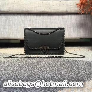 Trendy Design VALENTINO Leather Bag Black 2046 Black Chain