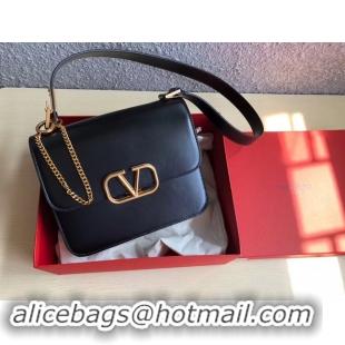 Luxury VALENTINO Origianl Leather Bag 0074L black