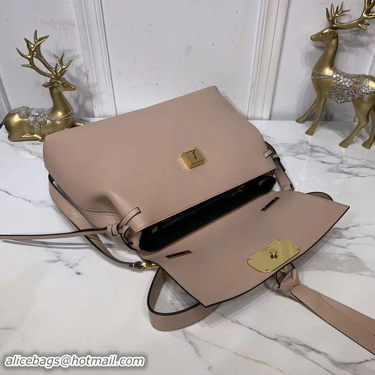 New Style VALENTINO Origianl Leather Bag V0012 Nude