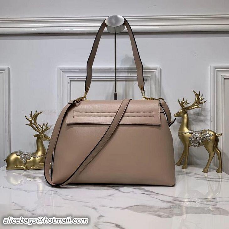 New Style VALENTINO Origianl Leather Bag V0012 Nude