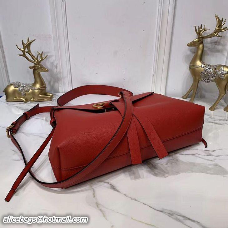 Pretty Style VALENTINO Origianl Leather Bag V0012 Red