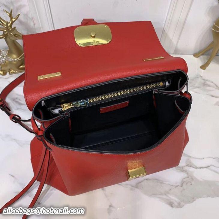 Pretty Style VALENTINO Origianl Leather Bag V0012 Red