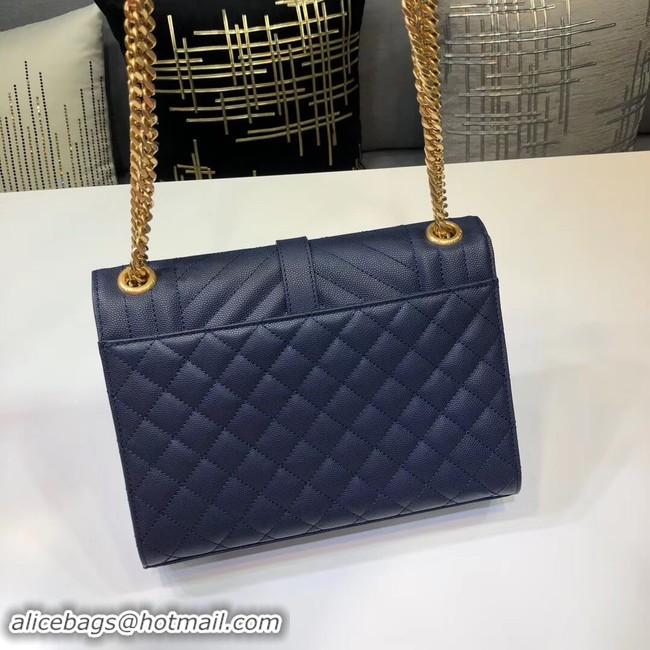 Fashion SAINT LAURENT Medium satchel 487206 dark blue