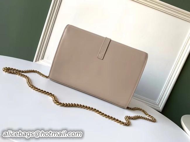 Best Quality SAINT LAURENT leather shoulder bag 36959 apricot