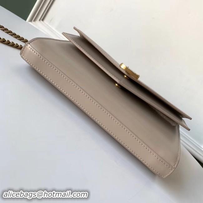 Best Quality SAINT LAURENT leather shoulder bag 36959 apricot