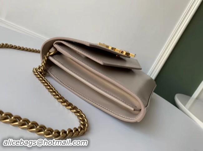 Best Quality SAINT LAURENT leather shoulder bag 36959 apricot