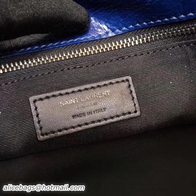 High Quality SAINT LAURENT Medium Niki leather shoulder bag 61060 blue