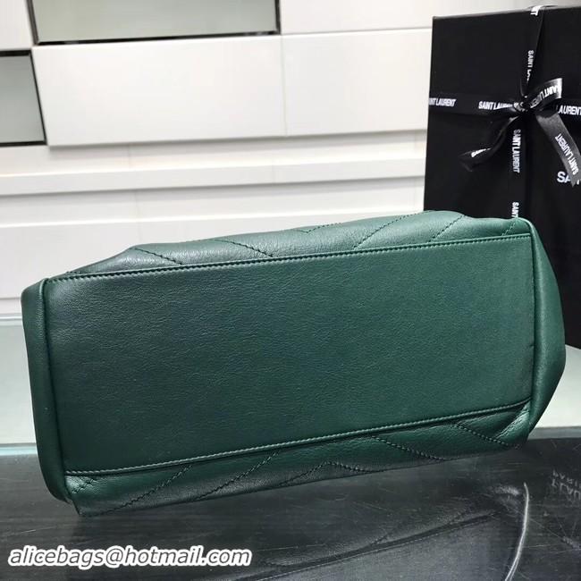 Good Product SAINT LAURENT Medium Nolita leather shoulder bag 61877 green