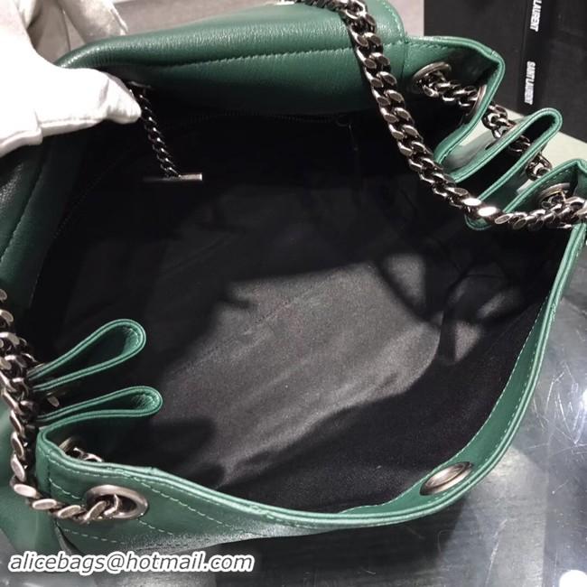 Good Product SAINT LAURENT Medium Nolita leather shoulder bag 61877 green