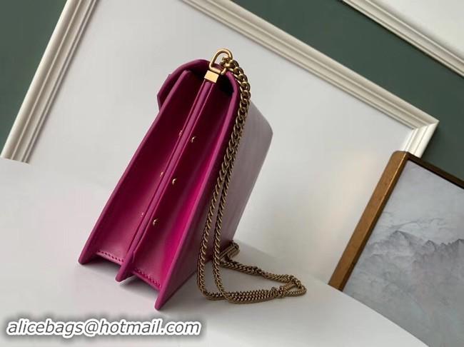 Discount SAINT LAURENT Cassandra leather shoulder bag 532750 Rose