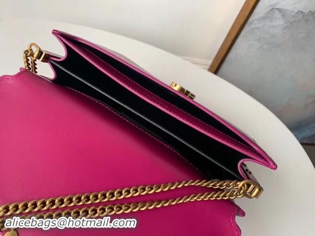 Discount SAINT LAURENT Cassandra leather shoulder bag 532750 Rose