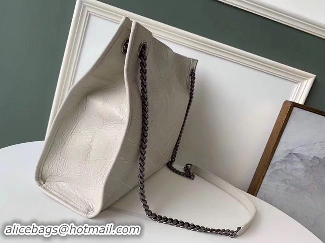 New Product SAINT LAURENT Niki Medium leather shoulder bag 5814 white