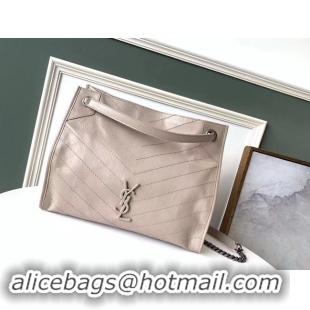 New Stylish SAINT LAURENT Niki Medium leather shoulder bag 5814 beige