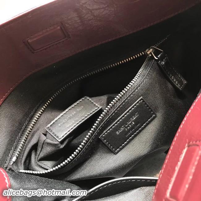 Classic Specials SAINT LAURENT Niki Medium leather shoulder bag 5814 Burgundy