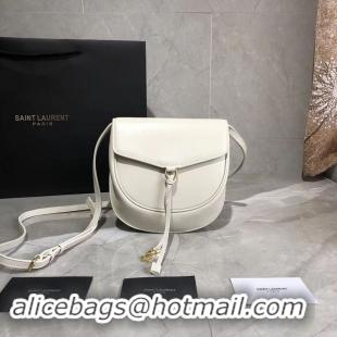 Luxury Yves Saint Laurent Cow Leather Shoulder Bag Y551559 White