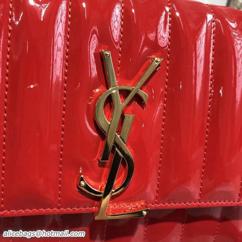 Good Product Yves Saint Laurent Patent Original Leather Shoulder Bag Y554125 Red