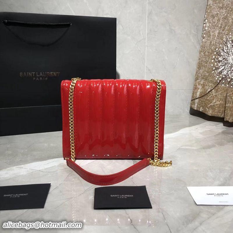 Good Product Yves Saint Laurent Patent Original Leather Shoulder Bag Y554125 Red