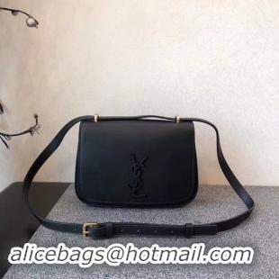 Shoulder SAINT LAURENT Monogram leather cross-body bag 512853 black