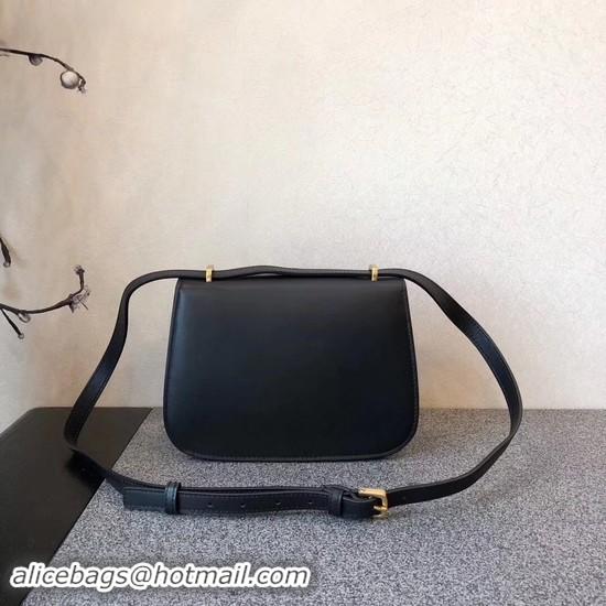 Shoulder SAINT LAURENT Monogram leather cross-body bag 512853 black