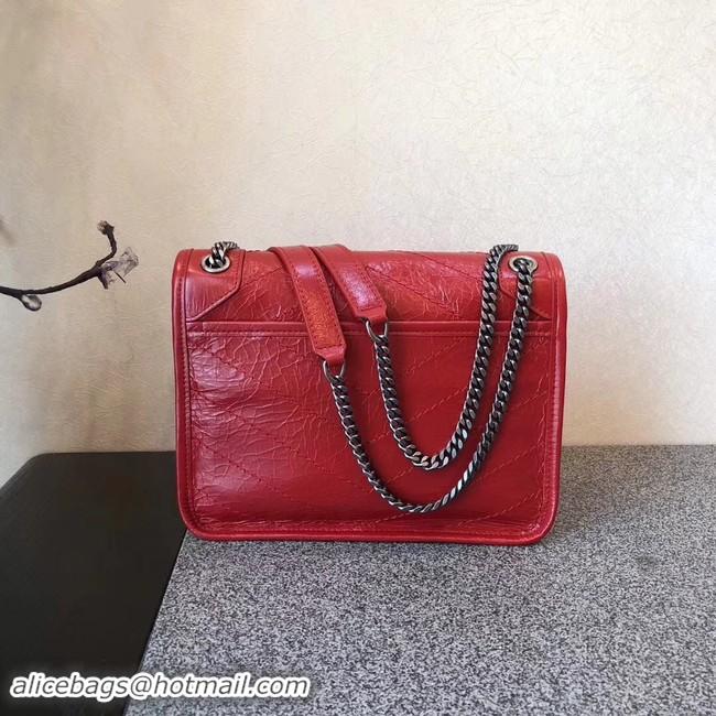 Sophisticated Yves Saint Laurent MINI Niki Chain Bag 498893 red