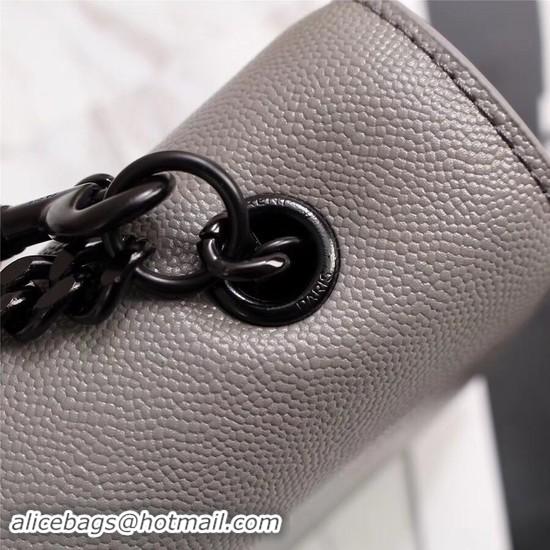 Discounts SAINT LAURENT Monogram Kate leather tote cross-body bag 26806 grey