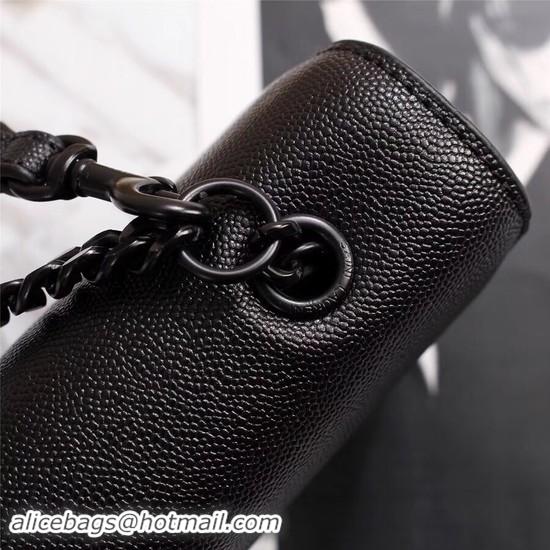 Unique Style SAINT LAURENT Monogram Kate leather tote cross-body bag 26806 black