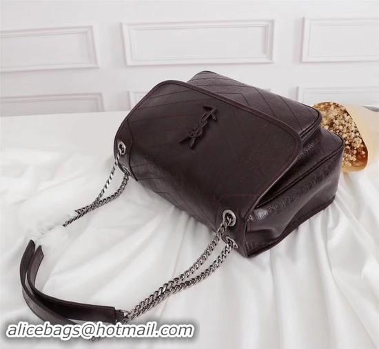 Hot Style Yves Saint Laurent Medium Niki Chain Bag 2256 Wine