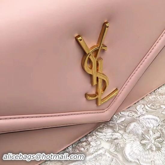 Pretty Style Yves Saint Laurent Monogramme Calf leather cross-body bag 2569 pink