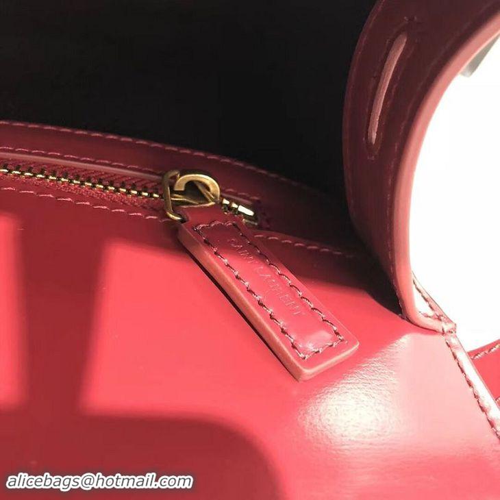 Discount Yves Saint Laurent Top Handle Bag Original Leather Y568702 Red