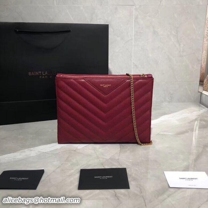 Best Price Yves Saint Laurent Shoulder Bag Original Leather Y569267 Red