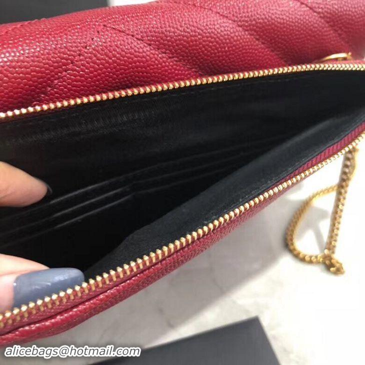 Best Price Yves Saint Laurent Shoulder Bag Original Leather Y569267 Red