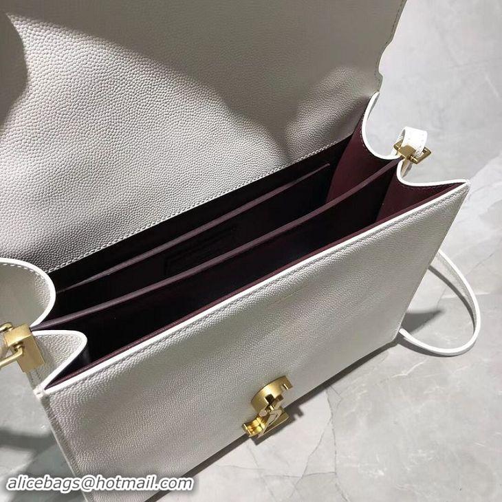 Discount Yves Saint Laurent Original Leather Bag Y578000 White